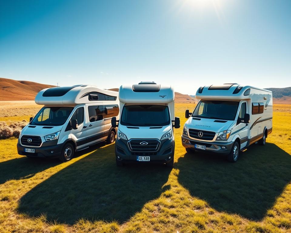 Campervans vergleichen Basisfahrzeuge