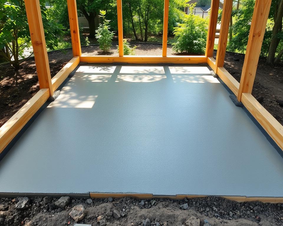 Gartenhaus Fundament ohne Mängel